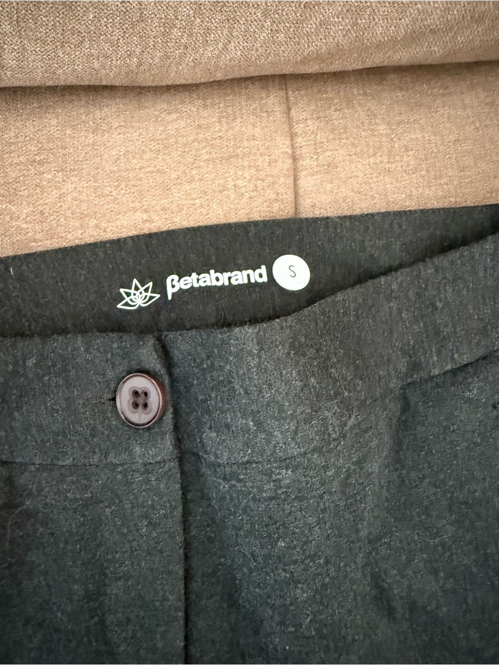 Betabrand Women’s Charcoal Ankle Pants